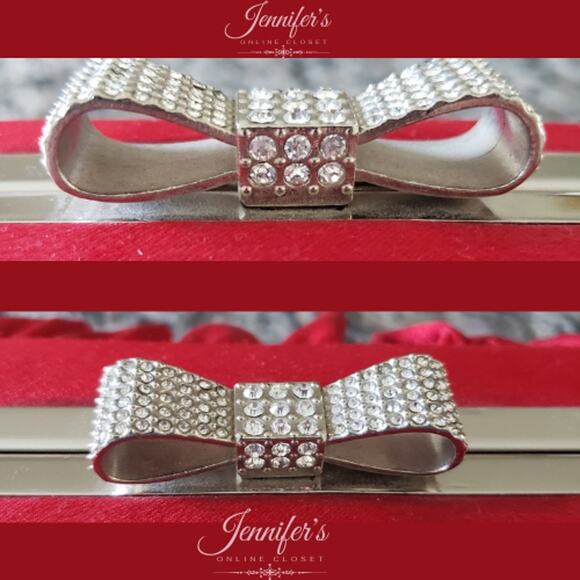 3/$30 Expressions NYC Red Evening Clutch - Picture 3 of 9